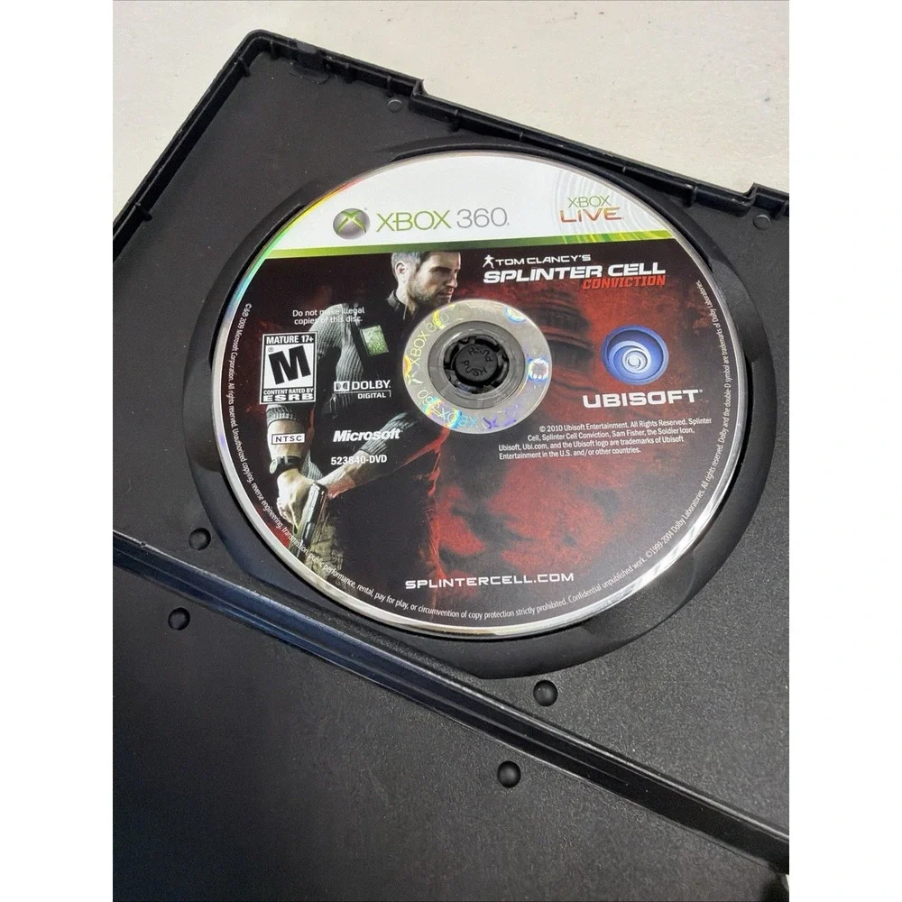 Tom Clancys Splinter Cell Conviction (Xbox 360) NO TRACKING - DISC ONLY